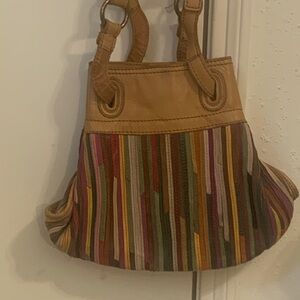 Lucky Brand Multicolor Striped Bag